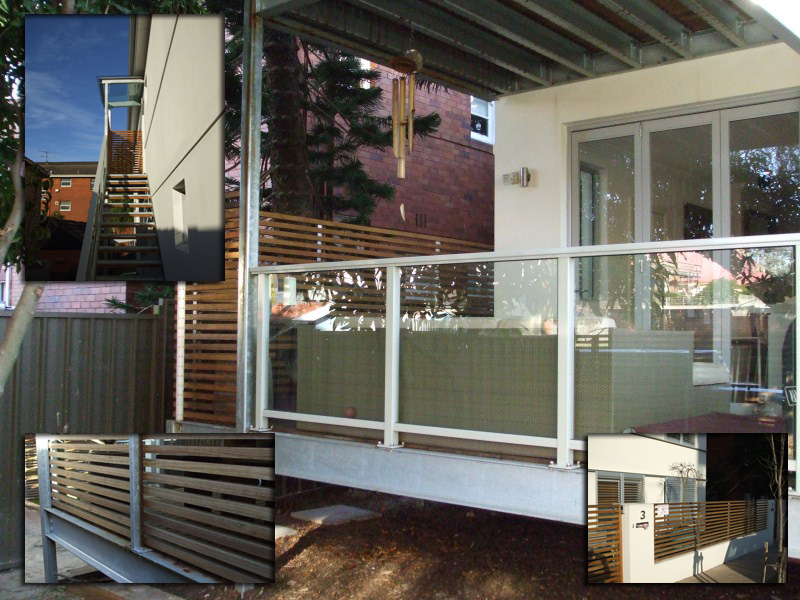 Randwick Fabrication of Balustrade with handrail, balcony, stairs, decking, fence & gate